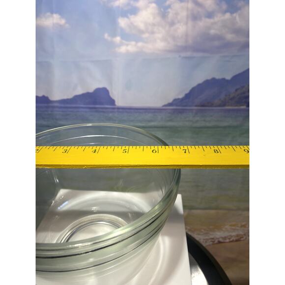 Vintage  Glass Borosil Microwave Oven Mixing Bowl 7" - Picture 4 of 5